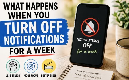 What Happens When You Turn Off Notifications for a Week