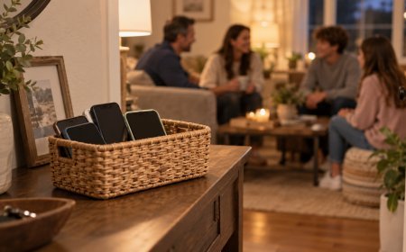 The Phone Parking Spot: A Simple Way to Create More Screen-Free Time at Home