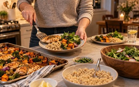 Protein-Forward Weeknight Plates: Build Meals That Keep You Full Without a Strict Diet