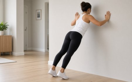Wall Push-Ups for Beginners: A Gentle Way to Build Upper-Body Strength