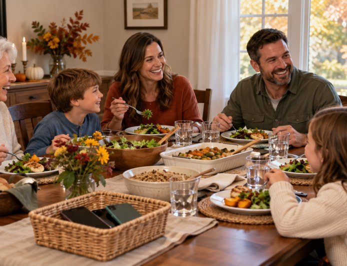 What Happens to Family Conversations When Meals Become Device-Free?