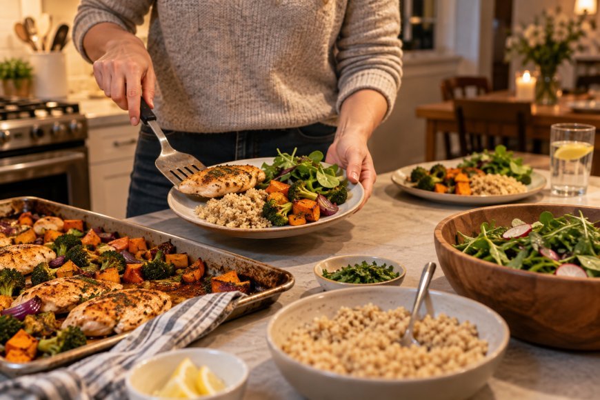 Protein-Forward Weeknight Plates: Build Meals That Keep You Full Without a Strict Diet