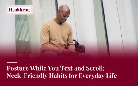 Posture While You Text and Scroll: Neck-Friendly Habits for Everyday Life