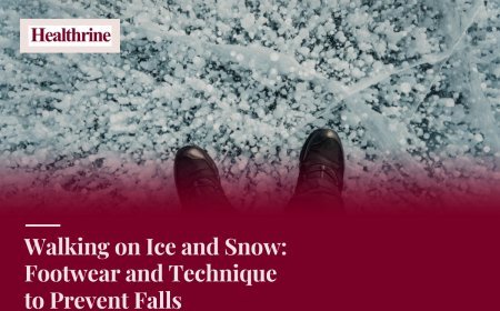 Walking on Ice and Snow: Footwear and Technique to Prevent Falls