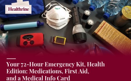 Your 72-Hour Emergency Kit, Health Edition: Medications, First Aid, and a Medical Info Card