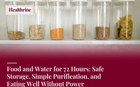 Food and Water for 72 Hours: Safe Storage, Simple Purification, and Eating Well Without Power