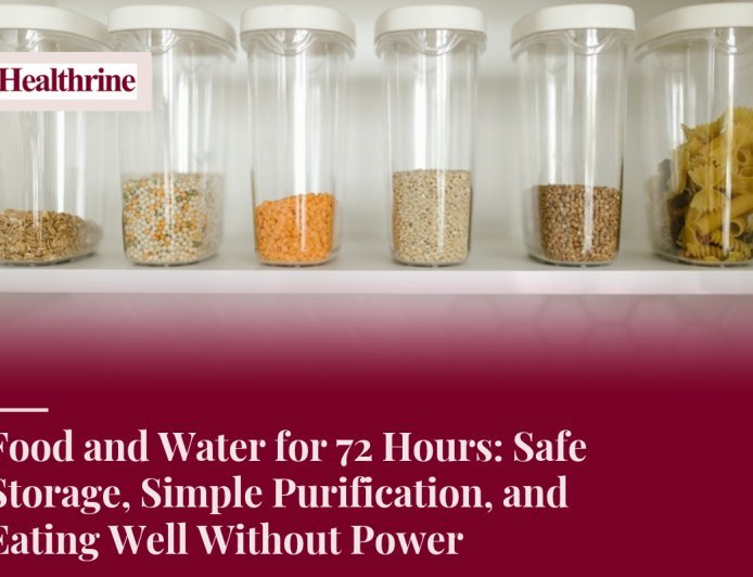 Food and Water for 72 Hours: Safe Storage, Simple Purification, and Eating Well Without Power