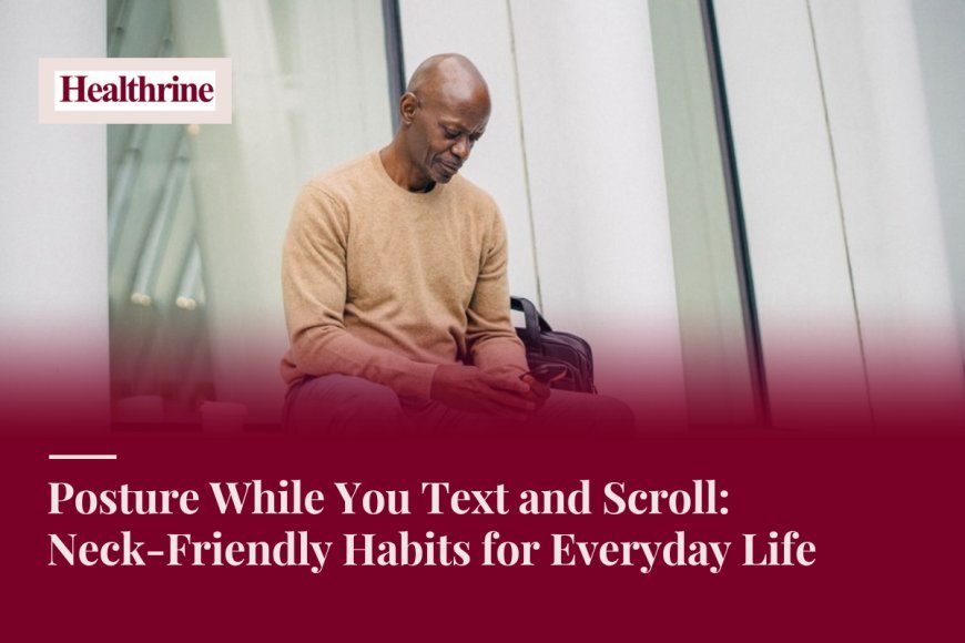 Posture While You Text and Scroll: Neck-Friendly Habits for Everyday Life