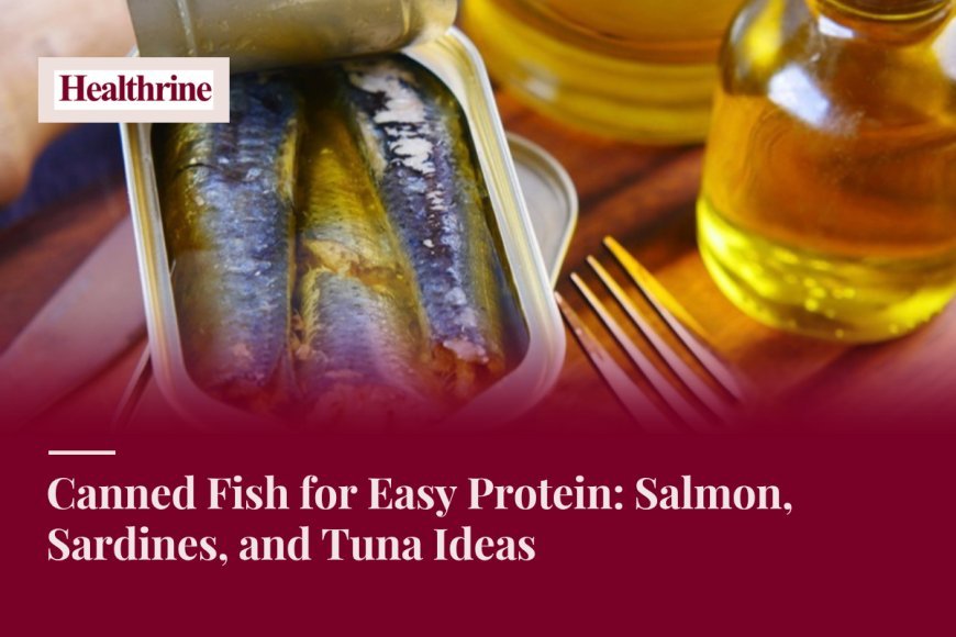 Canned Fish for Easy Protein: Salmon, Sardines, and Tuna Ideas