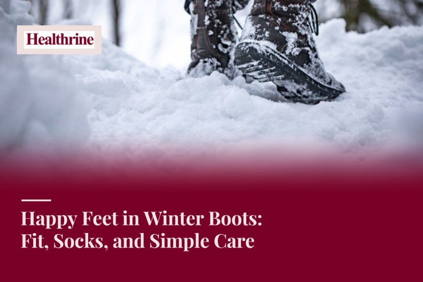 Happy Feet in Winter Boots: Fit, Socks, and Simple Care